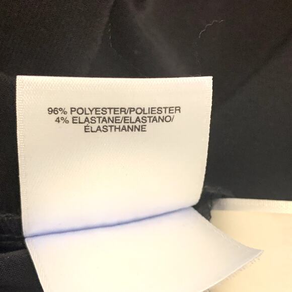 Jones Studio Separates Black Sleeveless Women's Pleated Shell Top Size L - Picture 7 of 8